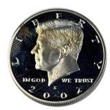 2002-S Kennedy Silver Proof Half, 50c US Coin,