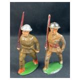 Vintage USA Made Lead Soliders (1) Tin Top