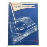 1953 Dodgers NL Champions Program