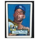 1952 Mickey Mantle #311 Porcelain Card