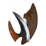 Handmade Steel Fixed Blade Knife w/ Sheath