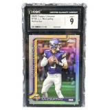 2025 JJ McCarthy Topps Chrome Refr. CGC 9