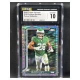 2025 Saquon Barkley Topps Cr. Refr. CGC 10