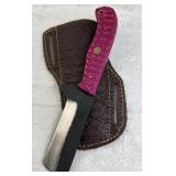 Handmade Steel Fixed Blade Knife w/ Sheath