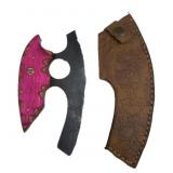 Handmade Steel Fixed Blade Knife w/ Sheath