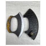 Handmade Steel Fixed Blade Knife w/ Sheath