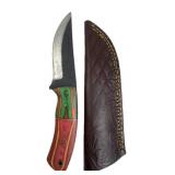 Handmade Steel Fixed Blade Knife w/ Sheath