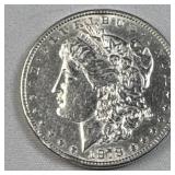 1878-S Morgan Silver Dollar, US $1 Coin, 90%