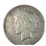 1935-S Peace Silver Dollar, US $1 Coin, 90%