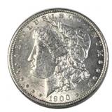 1900 Morgan Silver Dollar, US $1 Coin, 90%