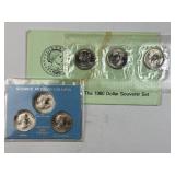 1979, 1980 SBA Dollar Set, US $1 Coins