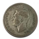 1941 Great Britain Silver Half Crown, .500