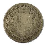 1922 Great Britain Silver Half Crown, .500