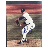 Nolan Ryan Signed Texas Rangers Photo