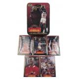1996 Michael Jordan Metal Cards w/ Tin (5)