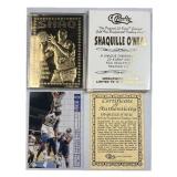 Shaquille O'Neal 23KT Gold Collector Card