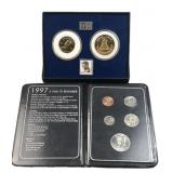 1997 Coin Set & JFK Presidential Medal Set
