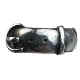 925 Silver Vintage British Belt Buckle Band Ring