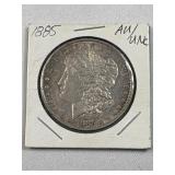 1885 Morgan Silver Dollar, US $1 Coin, 90%