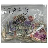 Vintage Italian Stamps Collection, Large Mix