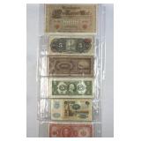 Vintage World Currency Collection, Nice Mix