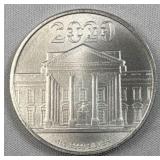 1oz Silver 2020 Trump White House Round .999