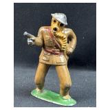 c.1930s USA Lead Toy Soldier, Mask/Pistol