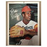 Cesar Cedeno Signed Astros 5x7 Photo Card