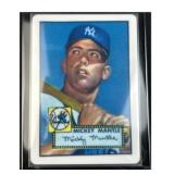 Mickey Mantle Porcelain Baseball Card