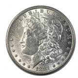 1881 Morgan Silver Dollar, US $1 Coin, 90%