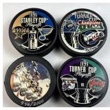 Texas Hockey Puck Lot, Dallas Stars & Aeros