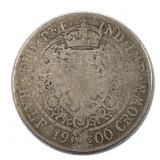 1900 Great Britain Silver Half Crown Coin, .925