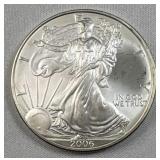 1oz American Silver Eagle, 2006 .999 Fine USA