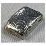 58g Silver Bar, Hand Pour Wavy Design .999 CW