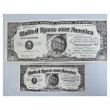 1969 Apollo 11 Moon Dublunars, Regular & Oversize