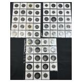 1939-99 Jefferson Nickels (59), 2 Silver War