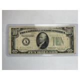 1934-D $10 Federal Reserve Note, Boston