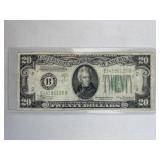 1934-A $20 Federal Reserve Note, New York