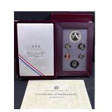 1988 Silver Dollar Prestige Proof Coin Set, Olympi