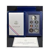 1993 Silver Dollar Prestige Proof Coin Set, Bill o