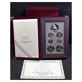 1992 Silver Dollar Prestige Proof Coin Set, Olympi