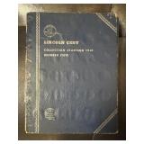 Whitman Lincoln Cent Folder, Partial Near Set