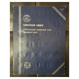 Whitman Lincoln Cent Folder, Partial Near Set