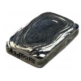 43g Silver Bar, Hand Poured Wavy .999 Fine