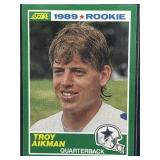 1989 Score Troy Aikman #270 Rookie