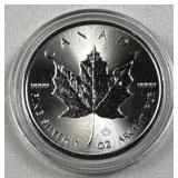 1oz Canada Maple Leaf Silver Coin, 2024 .9999