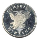 1oz Silver Sunshine Minting Eagle Round .999