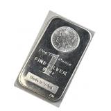 1oz Silver HM Morgan Style Bar .999+ Fine