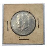 1964-D Kennedy Silver Half Dollar, US 50c Coin, 90
