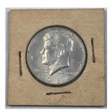 1964-D Kennedy Silver Half Dollar, US 50c Coin, 90
